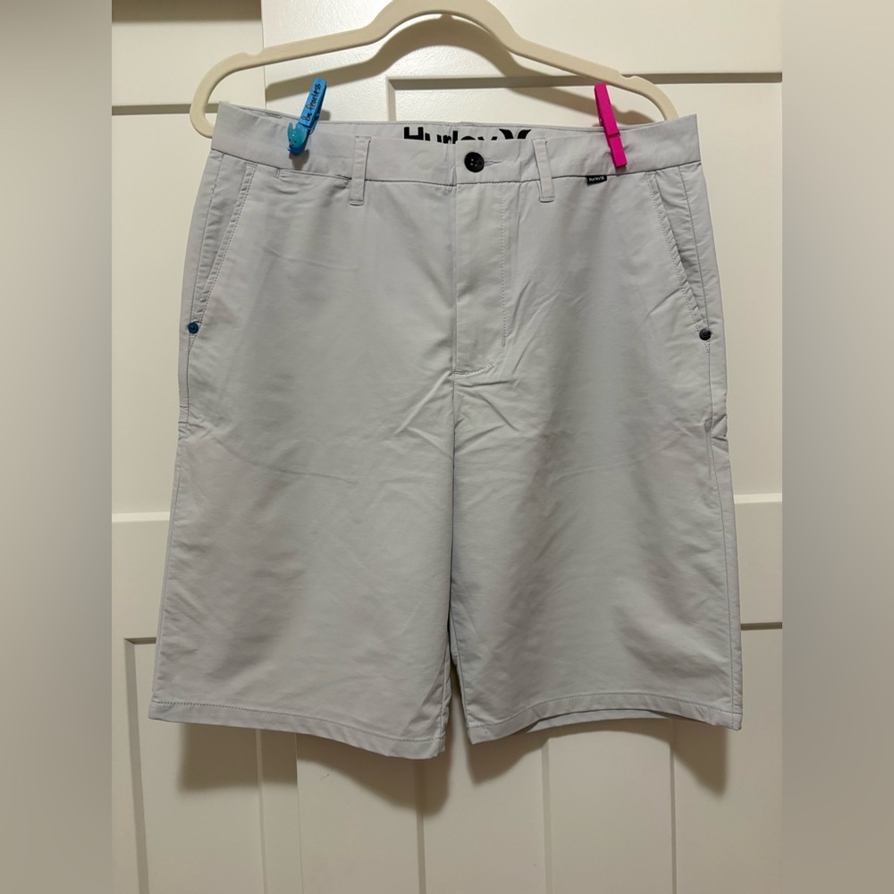 Hurley/Nike Collab Men's Light Khaki Flat Front Shorts